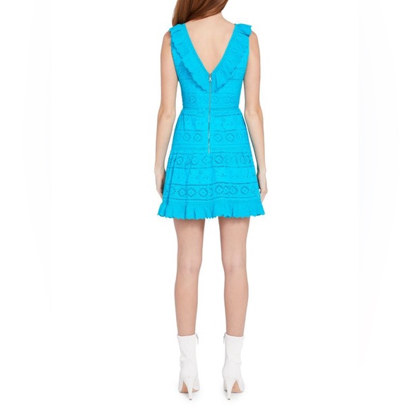 ALICE + OLIVIA Cantara Lace Overlay Dress - Picture 8 of 13